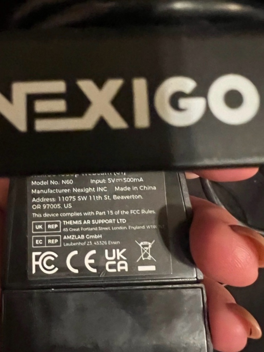 Nexigo N60 1080P USB Webcam in Black with Stand - Picture 8 of 9